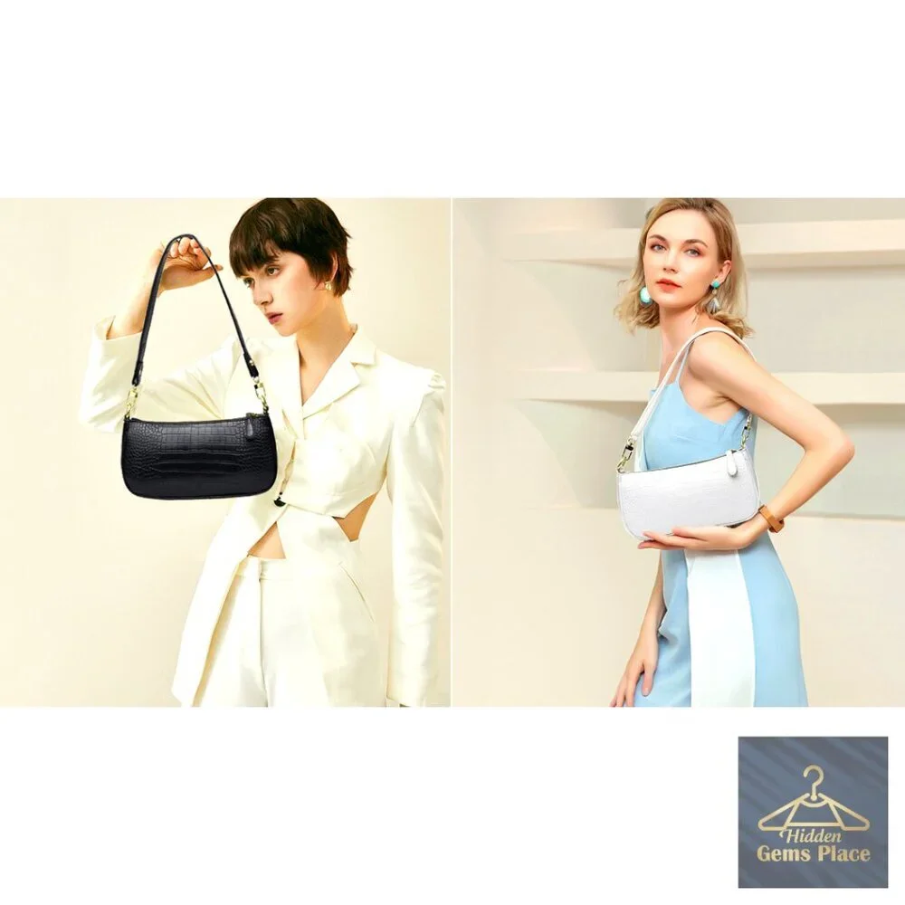 Small PU Leather Tote Crossbody Bag with Detachable Strap